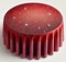 FabricLA Premium Glitter Felt Round Table Runner - Custom Sizes Available (24", 28", 30", 48", 60") - Elegant Holiday Table Decor